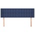 Cabecero de tela azul 147x16x78/88