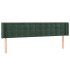 Cabecero de terciopelo verde oscuro 183x16x78/88