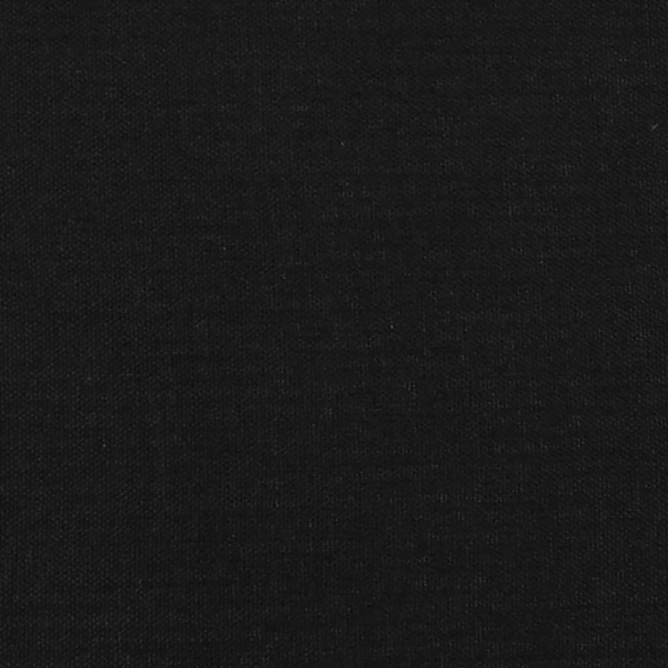 Cabecero con orejas de tela negro 103x16x118/128