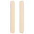 Cabecero con orejas de tela color crema 103x16x118/128