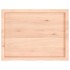 Encimera de baño madera maciza sin tratar 80x60x(2-4)