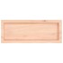 Encimera de baño madera maciza sin tratar 80x30x(2-6)