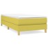 Estructura de cama sin colchón tela verde 100x200