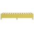 Estructura de cama sin colchón tela verde 90x200