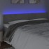 Cabecero con LED de terciopelo gris claro 180x5x78/88
