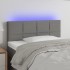 Cabecero con LED de tela gris oscuro 80x5x78/88