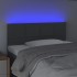 Cabecero con LED de tela gris oscuro 80x5x78/88