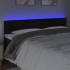Cabecero con LED de terciopelo negro 180x5x78/88