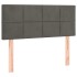 Cabecero con LED de terciopelo gris oscuro 100x5x78/88