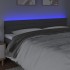 Cabecero con LED de tela gris oscuro 180x5x78/88