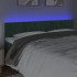Cabecero con LED de terciopelo verde oscuro 180x5x78/88
