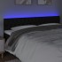 Cabecero con LED de tela negro 200x7x78/88