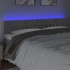 Cabecero con LED de terciopelo gris claro 180x7x78/88