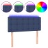 Cabecero con LED de tela azul 90x5x78/88