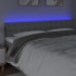 Cabecero con LED de tela gris claro 180x5x78/88