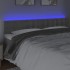 Cabecero con LED de terciopelo gris claro 200x5x78/88