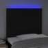 Cabecero con luces LED tela negro 90x5x118/128