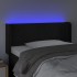 Cabecero con LED de terciopelo negro 103x16x78/88