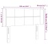 Cabecero con LED de tela crema 103x16x78/88