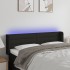 Cabecero con LED de tela negro 147x16x78/88