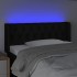 Cabecero con LED de tela negro 93x16x78/88