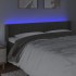 Cabecero con LED de terciopelo gris oscuro 183x16x78/88
