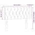 Cabecero con LED de terciopelo rosa 103x16x78/88