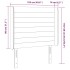 Cabecero con LED de terciopelo rosa 103x16x118/128