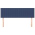 Cabeceros 2 unidades tela azul 72x5x78/88