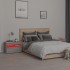 Mesitas de noche con luces LED 2 uds gris sonoma 60x35x40