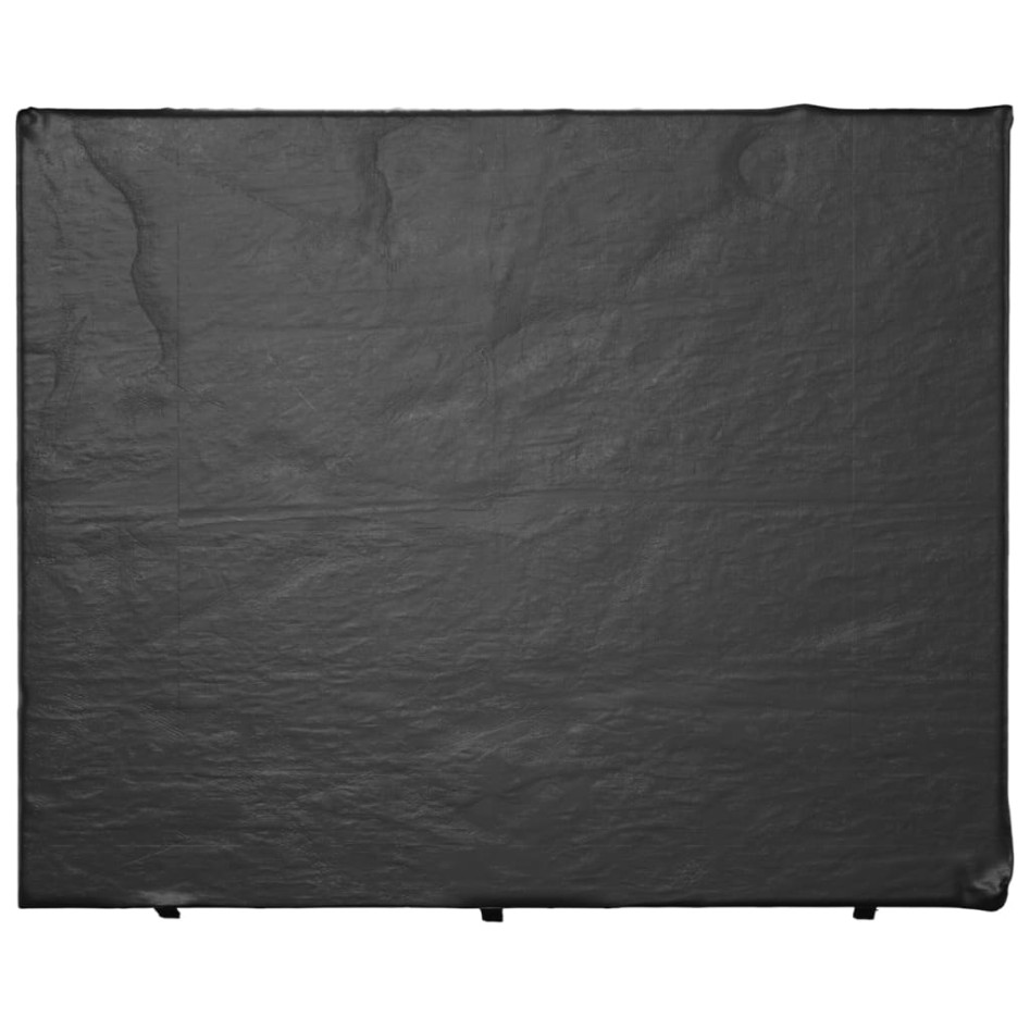 Fundas de banco balancín 2 uds 12 ojales PE 220x177x220