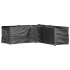 Fundas muebles jardín forma de L 2 uds 16 ojales 285x285x90