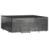 Fundas muebles de jardín 2 uds 16 ojales cuadrado 300x300x75