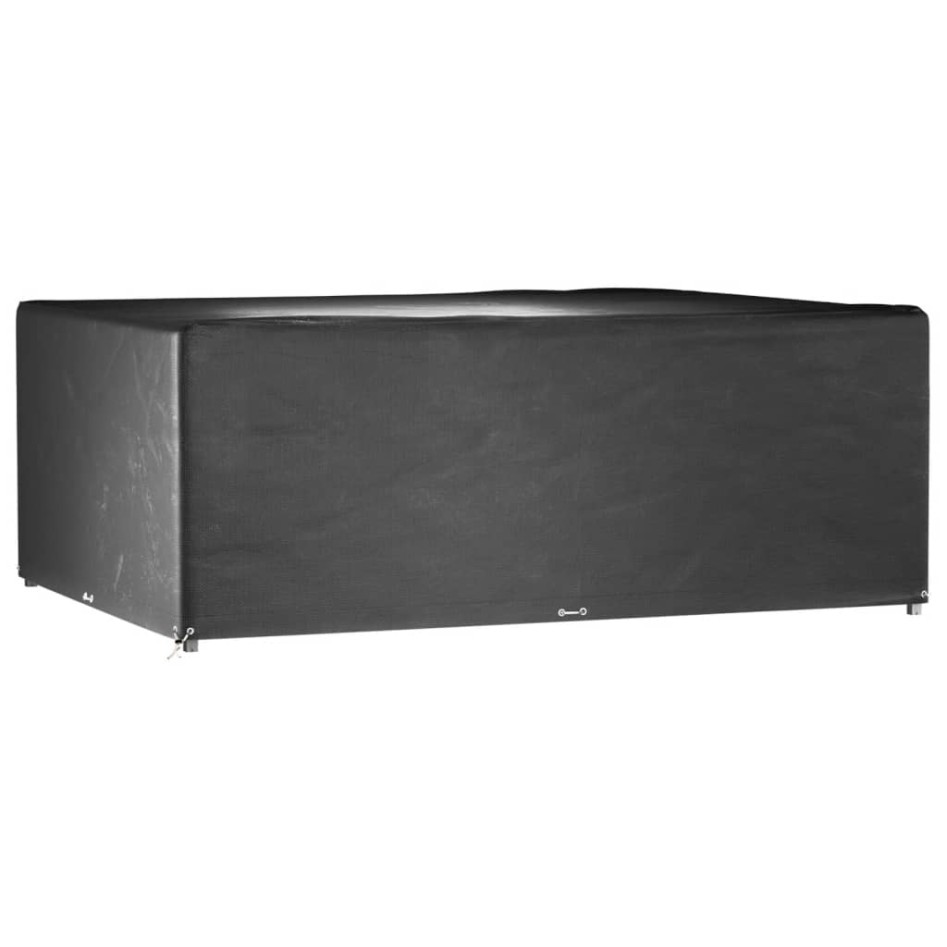 Fundas muebles jardín 2 uds 16 ojales rectangular