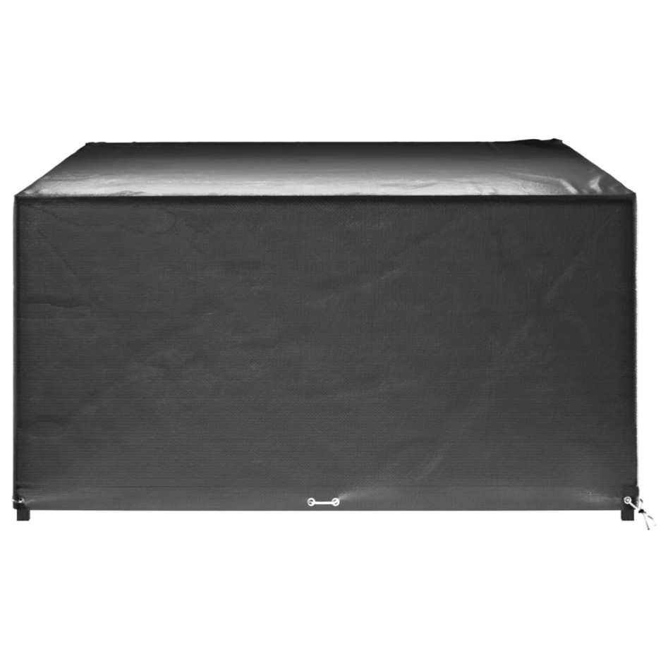 Fundas muebles jardín 2 uds 16 ojales rectangular