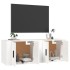 Muebles para TV de pared 2 uds blanco 57x34,5x40