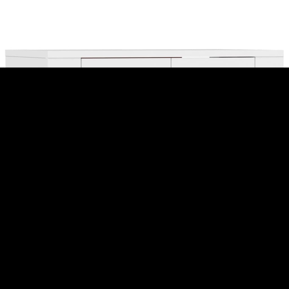 Muebles para TV de pared 2 uds blanco 57x34,5x40