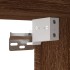Set de muebles para TV 2 pzas madera contrachapada roble