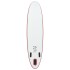 Set de paddel surf tabla SUP inflable rojo y