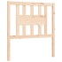 Estructura de cama con cabecero madera maciza 90x200