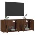 Muebles para TV de pared 2 uds roble marrón 57x34,5x40