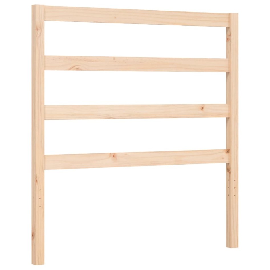 Estructura de cama sin colchón madera maciza de pino 90x190