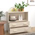 Aparador HAMAR madera de pino maciza marrón miel 85x35x80