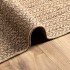 Alfombra ZIZUR apariencia de yute interior y exterior