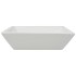 Lavabo cuadrado de cerámica 41,5x41,5x12 cm