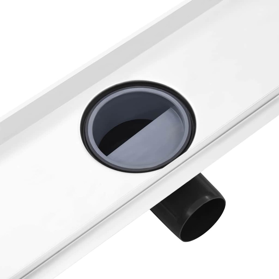 Desagüe de ducha con cubierta 2 en 1 acero inoxidable 63x14