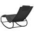 Tumbona con almohada acero y textilene