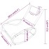 Tumbona con almohada acero y textilene