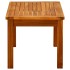 Mesa de centro de jardín madera maciza de acacia 70x40x36