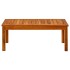 Mesa de centro de jardín madera maciza de acacia 90x50x36